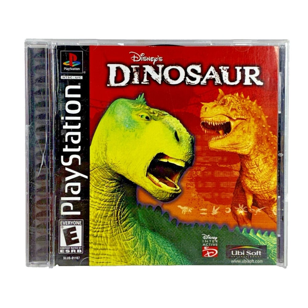 Disney's Dinosaur Sony PlayStation Vintage Ubisoft Complete with Manual Tested